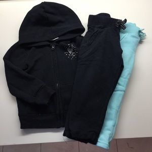Jumping Beans girls 2T track suit jacket and pants